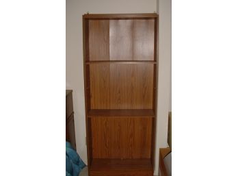 Tall  Oak Veneered  Bookcase, 29'x 9'x 69'H  (469)