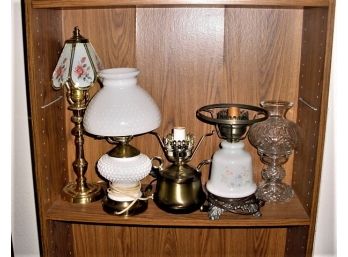 Group Of 5 Electric Lamps  (479)