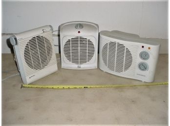 Group Of 3 Space Heaters  (440)