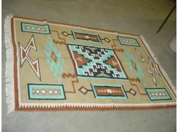 Vintage Native American Patterned Rug, 44'x 66'  (16)