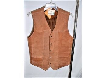 Vintage Western Leather Vest  (24)
