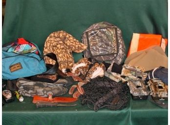 Misc. Hunting Gear - 2 Trail Cams, 2 Pr Thinsulate Gloves, Pr. Walkie Talkies, More  (240)
