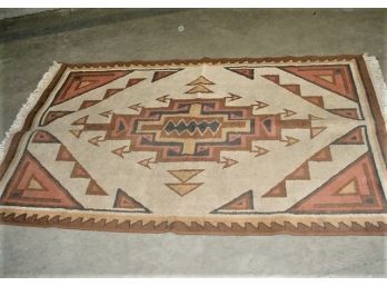Native American Patterned Rug, 43'x 62', Good Condition, Needs Cleaning  (18)