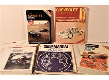 5 Honda, Corvette, Chevrolet & Mazda Shop Manuals  (41)