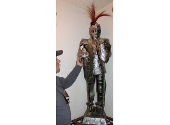 Half Scale Medieval Style Suit Of Armor , 48' Tall   (178)