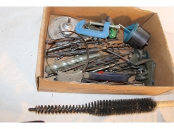 Drill Bits, Hole Saw, Clamp, 27' Brush, More   (239)