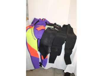 Jet Ski Wet Suits, Oneil Wet Suit & Pants,(purple Is Size Med)   (217)