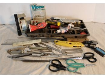 Assorted Hardware, Bottle Openers, Rulers, Small Scale, Desk Supplies, More    (238)