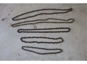 Lot Of 5 Saw Chains, 14'- 26'   (250)