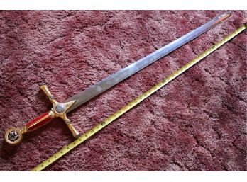 Ceremonial Sword, Masonic Imagery, 45'Long   (176)