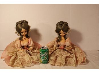 Pair Of 'bed' Dolls  (155)