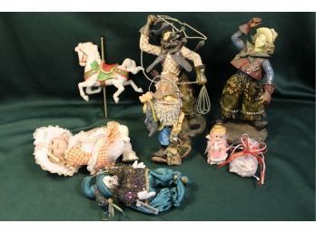 Figurines, Polly Collection, Hand Painted, Dolls, Carosel Horse   (95)