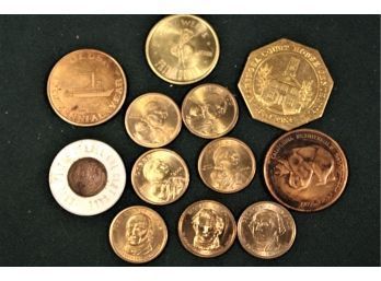 4 Sackajuwea Dollars, 2@2000D & 2@2000P, Commeratives, 1949 Penny  (240)