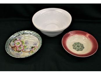 3 Antique Bowls   (8)