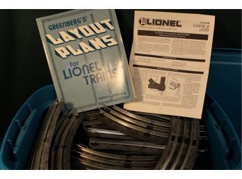 Track For Lionell O Gauge Train & Layout In Tub   (141)