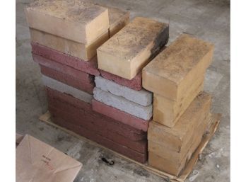 Assorted Bricks - 9@ 9'x4' & 4@ 15.5'x 7', Other Pieces  (325)