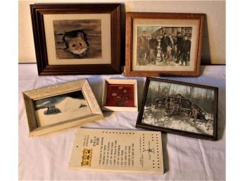 Framed Chalk By Ruffe, 12'x 10', 2 Photos, 8'x10' With Antlers Added, More  (113)