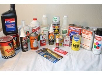 Vintage Automotive Fliuds  & Other Supplies   (34)