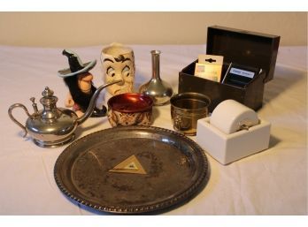 Stamp Moistener, 10' Plate, Figurine, Cup, Ashtray, Fluid Dispenser, More  (73)