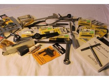 Stanley Blades, Measuring Instruments, Clamps, Tools, Threader, More  (70)