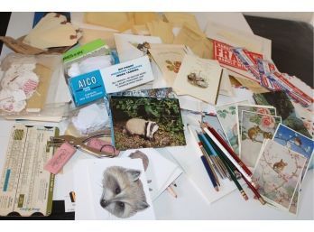 Desk Supplies, Greeting Cards, Stamped Envelopes, Postcards More  (13)