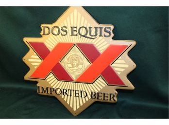Dos Equis Metal Beer Sign, 16'H  (338)