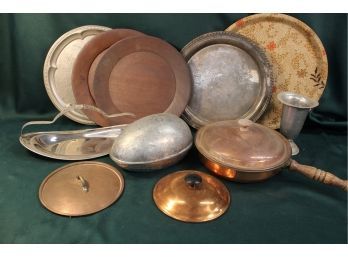 Assorted Misc. Lot - Trays, Pans, Lids, Mold, More   (65)