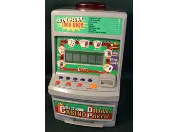 Radio Shack Battery Operated Casino  Draw  Poker Game  (327)