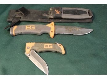 Gerber Bear Grylls Ultimate Fixed Blade And Folding Pocket Knife   (332)