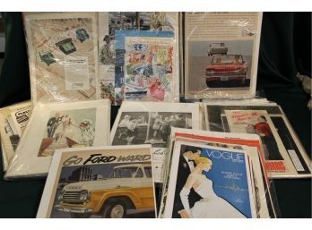 Lots Of Magazine Covers And Tear Sheets From 1920's -1960's   (111)