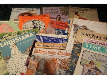 50 Assorted Sheet Music, 20's, 30's & 40's  (83)