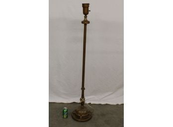 Antique Onyx And Metal Pole Lamp, 55'H    (217)