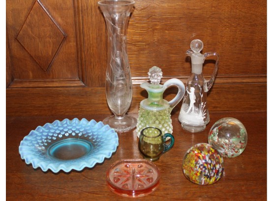 Assorted Antique Glass Lot   (357)