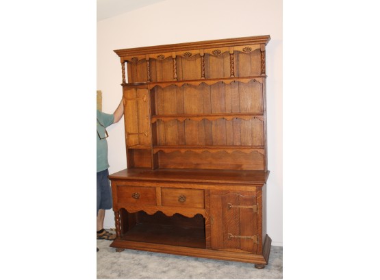 Antique Large  Oak Sideboard, Ca. 1880  (359)