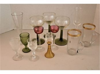 Antique And Vintage Misc. Lot Of Glassware  (460)