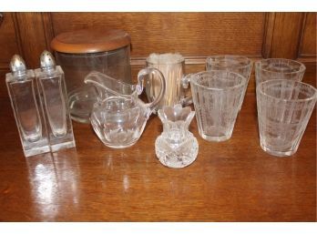 Vintage And Antique Assorted  Glassware(474)
