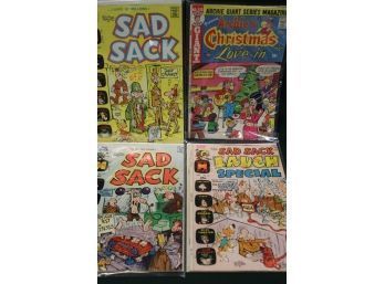 4 Comic Books - 3 Sad Sack & 1 Archie(138)
