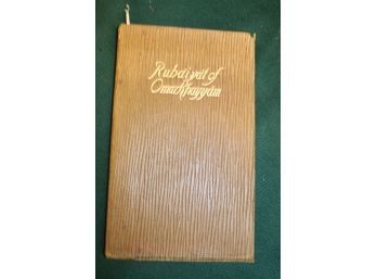 'Rubaiyat Of Omar Khayyam', Edward Fitzgerald, W/leather Cover, 55 Pgs, 4'x 6.5'   (267)