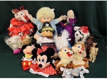 Collectible Stuffed Animals, Original Cabbage Patch Doll, Troll, 2 Sets Disney Hand Puppets, More   (52)