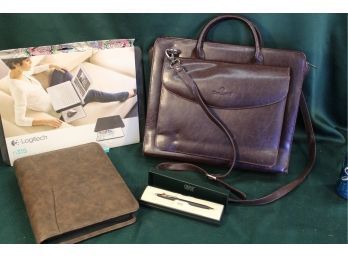 Lady's Samsonite Briefcase, Daytime Planner, Cross Pen, Portable Lap Desk   (53)