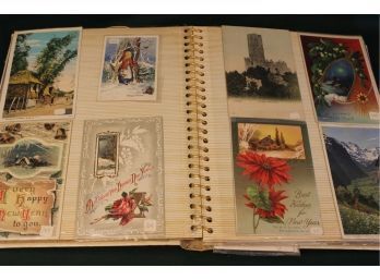 Post Card And Trade Cards Album With 20 Pages, Christmas, New Year's, More   (31)