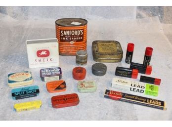 Tiny Advertising Tins And Containers