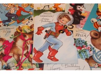 Vintage Children's Greeting Cards - Great Graphics!