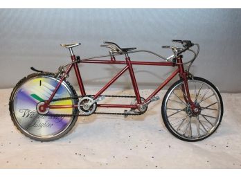 Miniature 'Wa Wa Ring' Metal Bicycle Built For Two