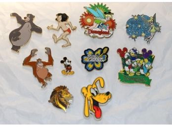 Collectible Disney Pins: Jungle Book, Tinkerbell, Pluto Etc