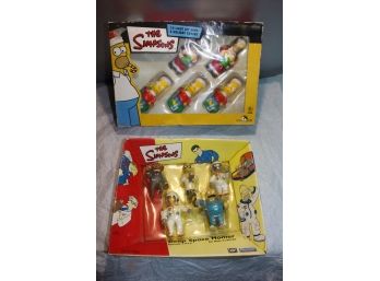 The Simpsons Holiday Light Set And Deep Space Homer Series Action Figures