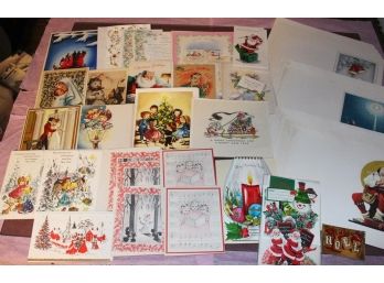 Beautiful UNUSED Vintage Christmas Cards, Gift Tags & Stationary