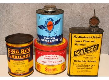 Collectible Gas & Oil Shop Tins