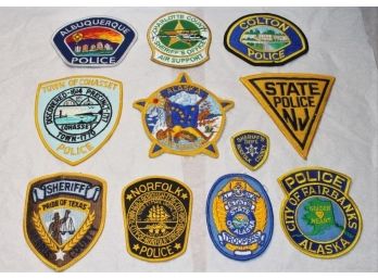 Authentic Police, Trooper And Sheriff Patches