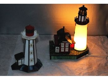 Coastal Heritage Limited Edition Stained Glass Lighted Lighthouses